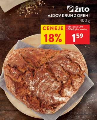Žito Ajdov kruh z orehi
