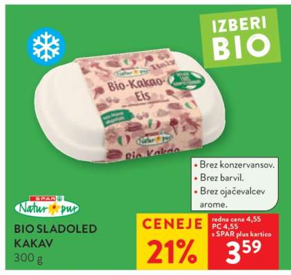 BIO SLADOLED kakav