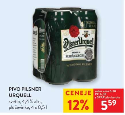 Pivo Pilsner Urquell