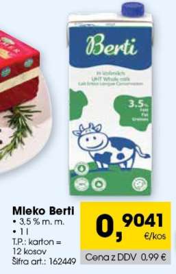 Mleko Berti