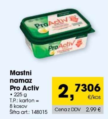 Mastni Namaz Pro Activ