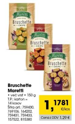 BRUSCHETTE MARETTI