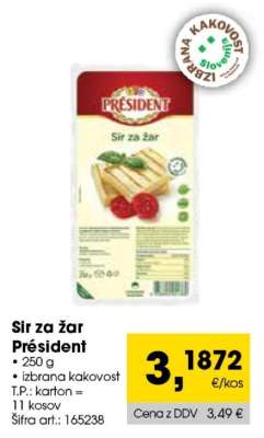 SIR ZA ŽAR PRESIDENT