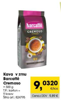 Barcaffé Cremoso