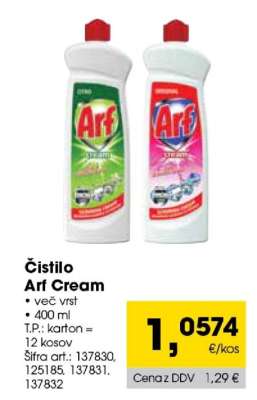 ČISTILO ARF CREAM