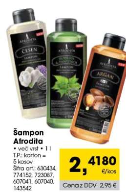 Šampon Afrodita