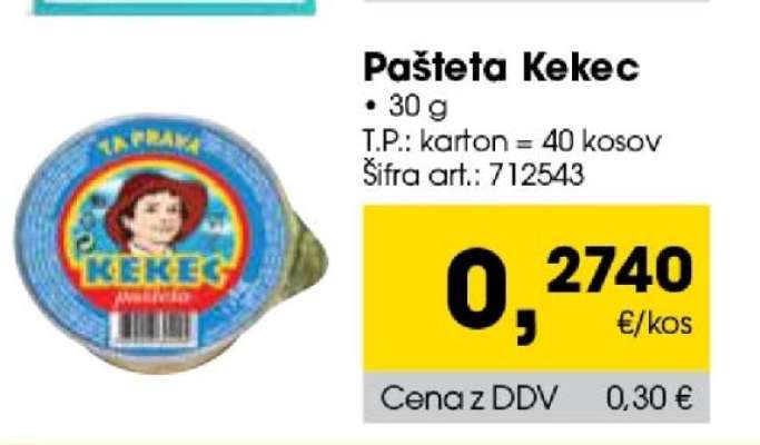 PAŠTETA KEKEC