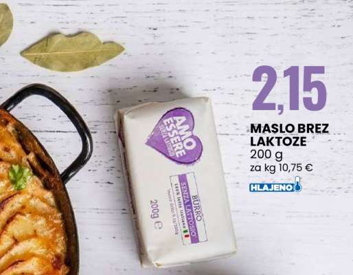 Maslo brez laktoze