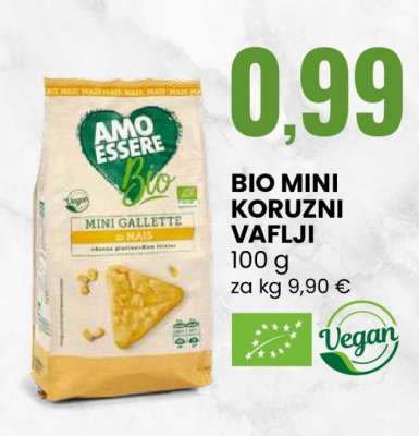 BIO MINI KORUZNI VAFLJI