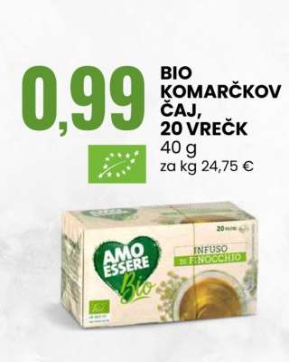 BIO KOMARČKOV ČAJ, 20 VREČK