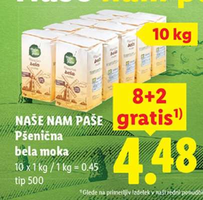 NAŠE NAM PAŠE Pšenična bela moka