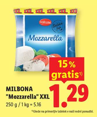 MILBONA „Mozzarella“ XXL