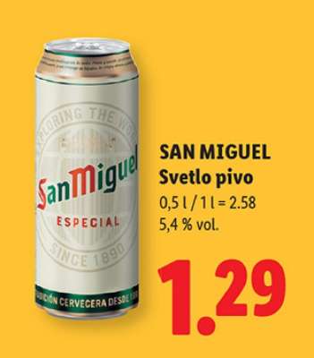 SAN MIGUEL Svetlo pivo