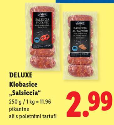 DELUXE Klobasice „Salsiccia“
