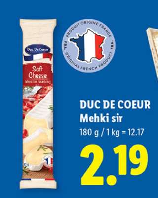 DUC DE COEUR Mehki sir