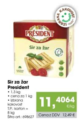 SIR ZA ŽAR PRESIDENT