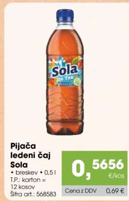 PIJAČA LEDENI ČAJ SOLA