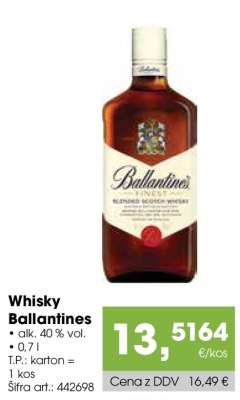 Whisky Ballantines