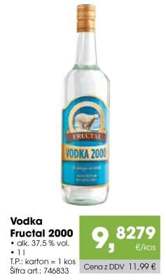 Vodka Fructal 2000