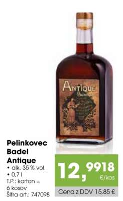 Pelinkovec Badel Antique