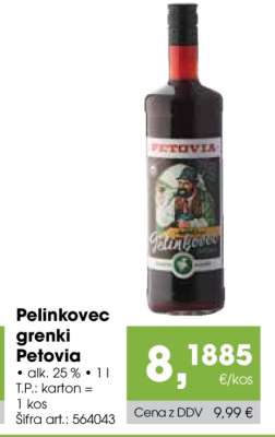 Pelinkovec grenki Petovia