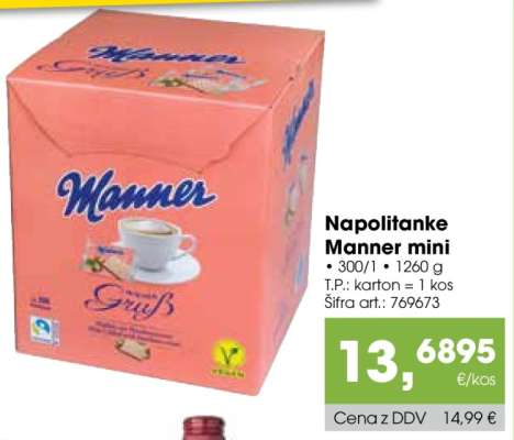 Napolitanke Manner Mini