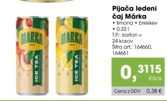PIJAČA LEDENI ČAJ MÁRKA