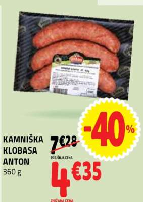Kamniška klobasa Anton