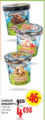 SLADOLED BEN&JERRY'S