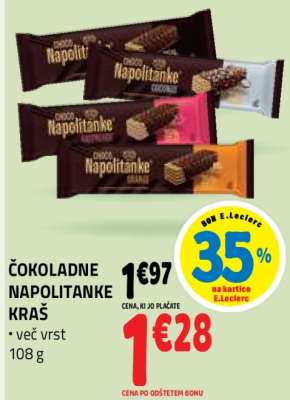 Čokoladne Napolitanke Kraš