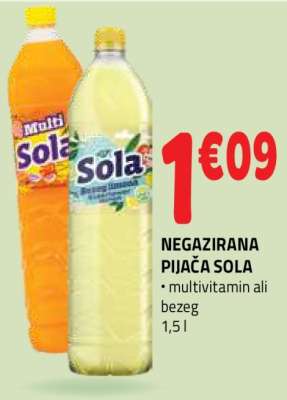 NEGAZIRANA PIJAČA SOLA