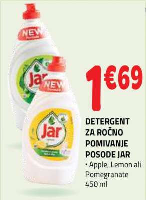 DETERGENT ZA ROČNO POMIVANJE POSODE JAR