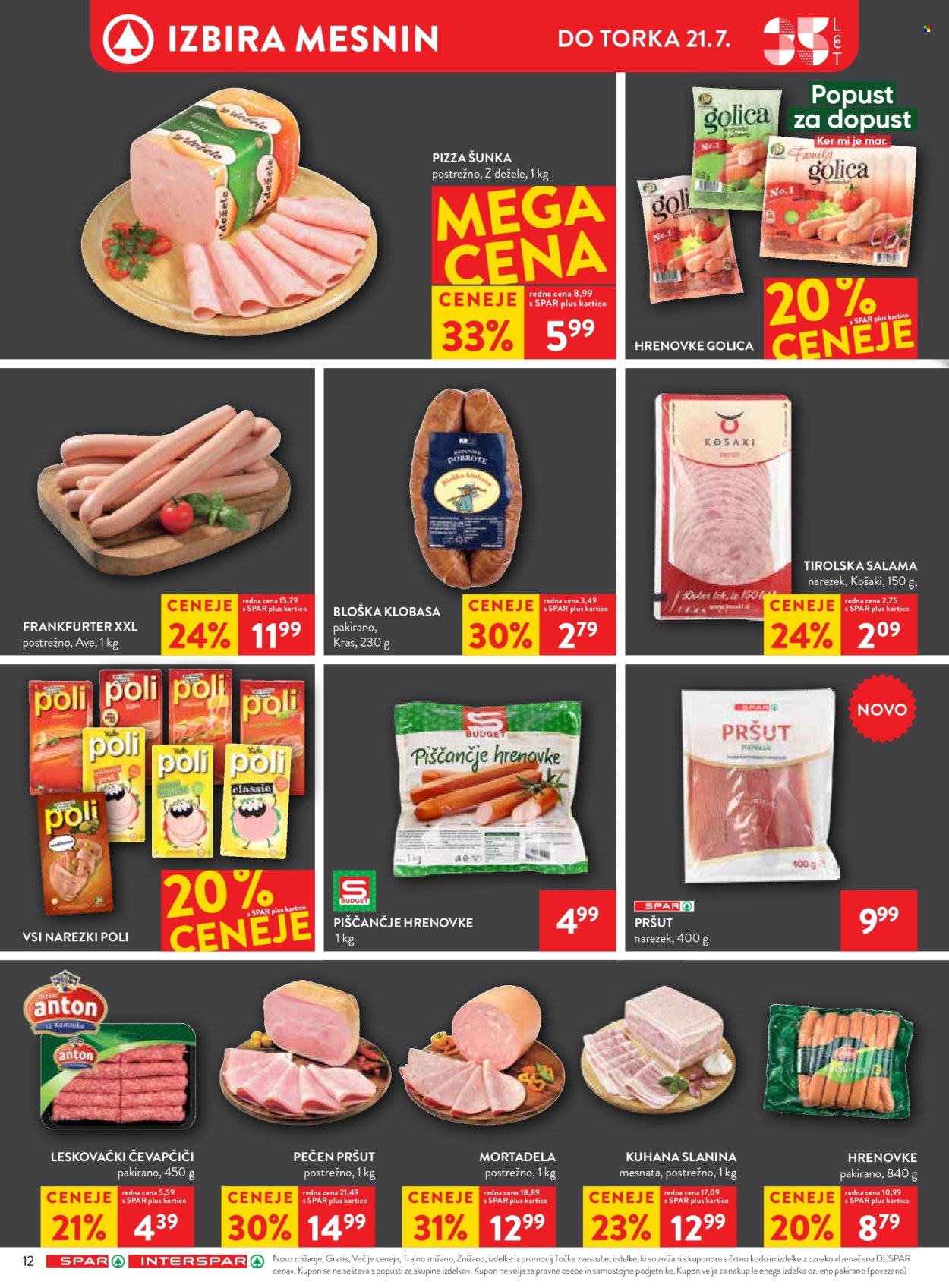 SPAR katalog - 15.7.2026 - 21.7.2026. Stran 14