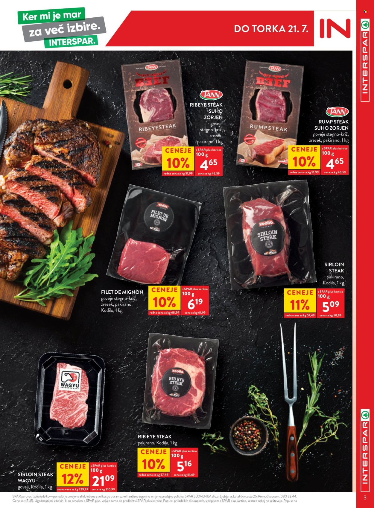 INTERSPAR katalog - 15.7.2026 - 28.7.2026. Stran 3