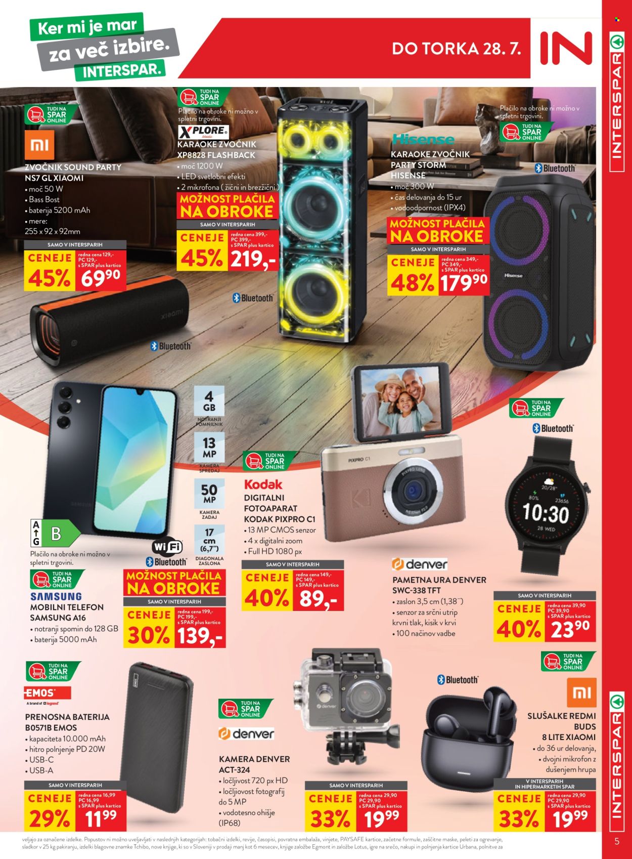 INTERSPAR katalog - 15.7.2026 - 28.7.2026. Stran 5