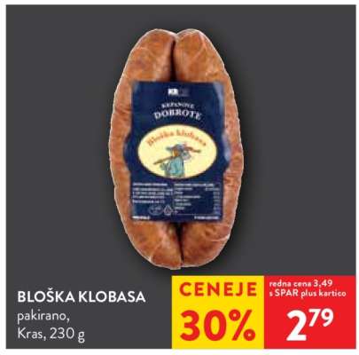 BLOŠKA KLOBASA