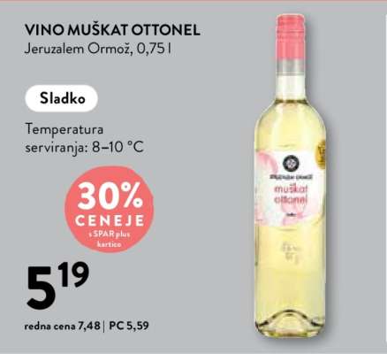 Vino Muškat Ottonel