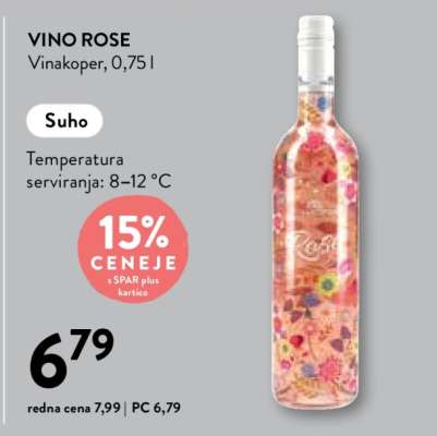 VINO ROSE Vinakoper, 0,75 l