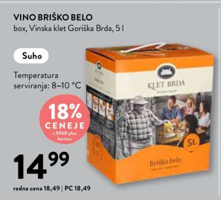 Vino Briško Belo