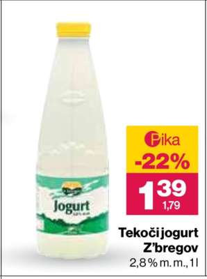 Tekoči Jogurt Z'bregov