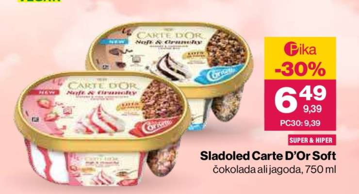 Sladoled Carte D’Or Soft