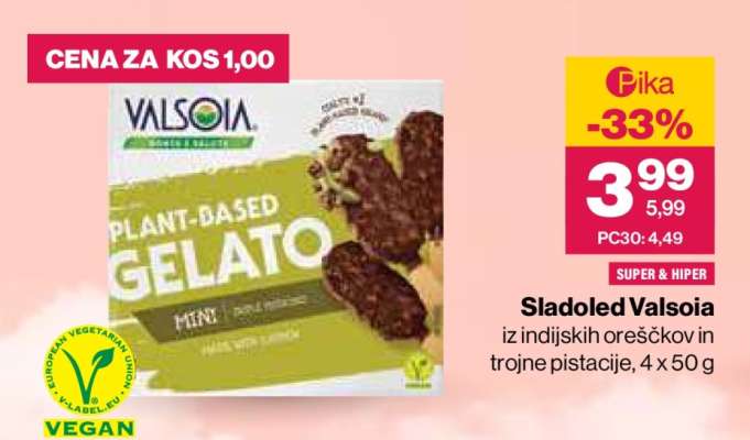 SLADOLED VALSOIA