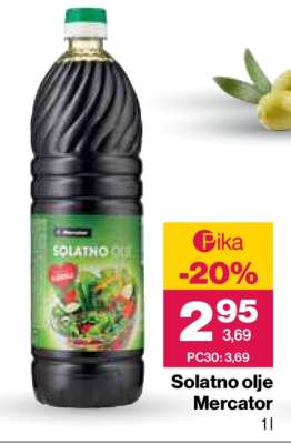 Solatno olje Mercator