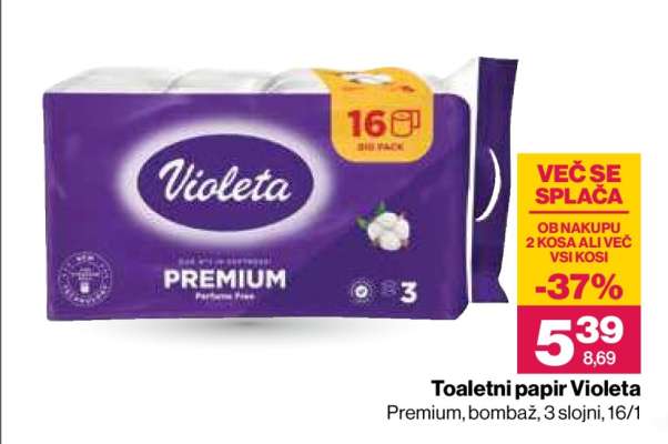 TOALETNI PAPIR VIOLETA