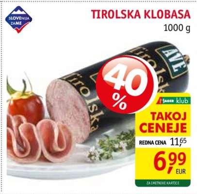TIROLSKA KLOBASA