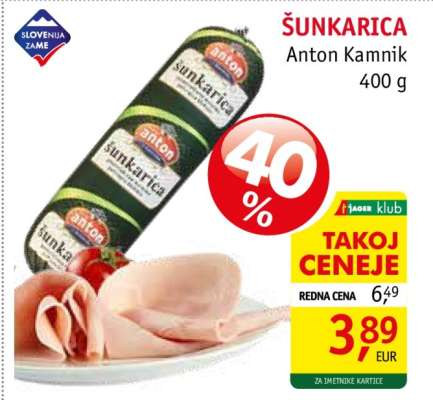 ŠUNKARICA Anton Kamnik