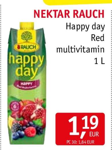 NEKTAR RAUCH Happy day Red multivitamin 1 L