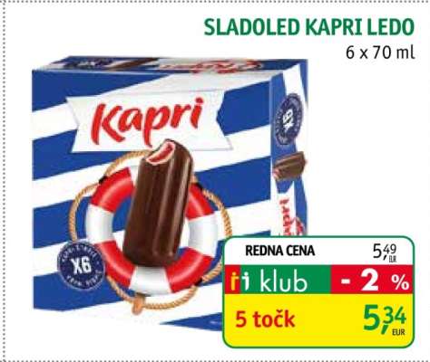 SLADOLED KAPRI LEDO
