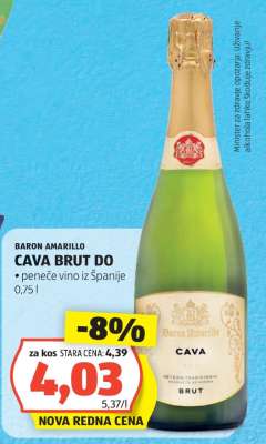 BARON AMARILLO CAVA BRUT DO