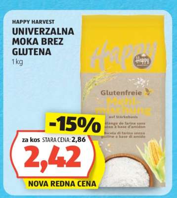 HAPPY HARVEST UNIVERZALNA MOKA BREZ GLUTENA